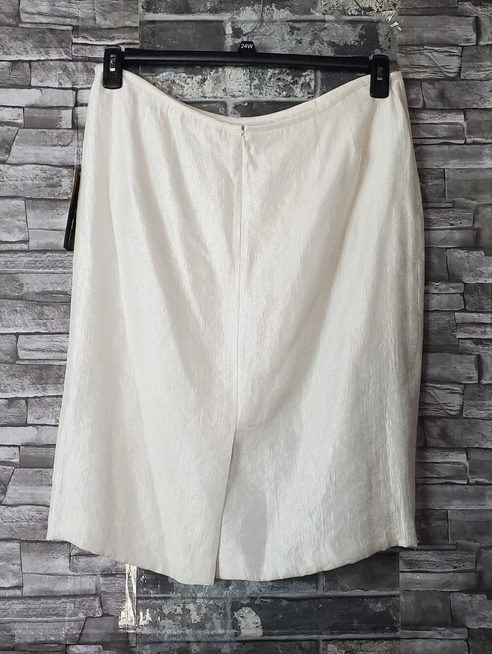 Kasper Elegant Cream Pencil Skirt Classic Workwear Office Career Formal Size 16
